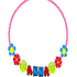 Rosy creativity: necklace maker