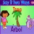 Aprender Inglês e Espanhol com a Dora