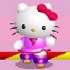 Hello Kitty Esporte em Patins