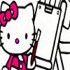 Pintar a Menina Hello Kitty